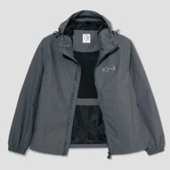 Polar Coach Jacket Graphite 9 Polar Coach Jacket Graphite -Slam City Shop 0002 Polar Skate Co SP24 Coach Jacket Graphite 3 png