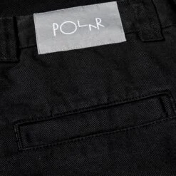 Polar 44! Shorts Twill Black -Slam City Shop 0003 Polar Skate Co SP24 44 Shorts Twill Black 4 png