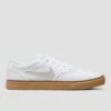 Nike SB Chron 2 Canvas Skate Shoes White / Light Bone / White Gum / Light Brown