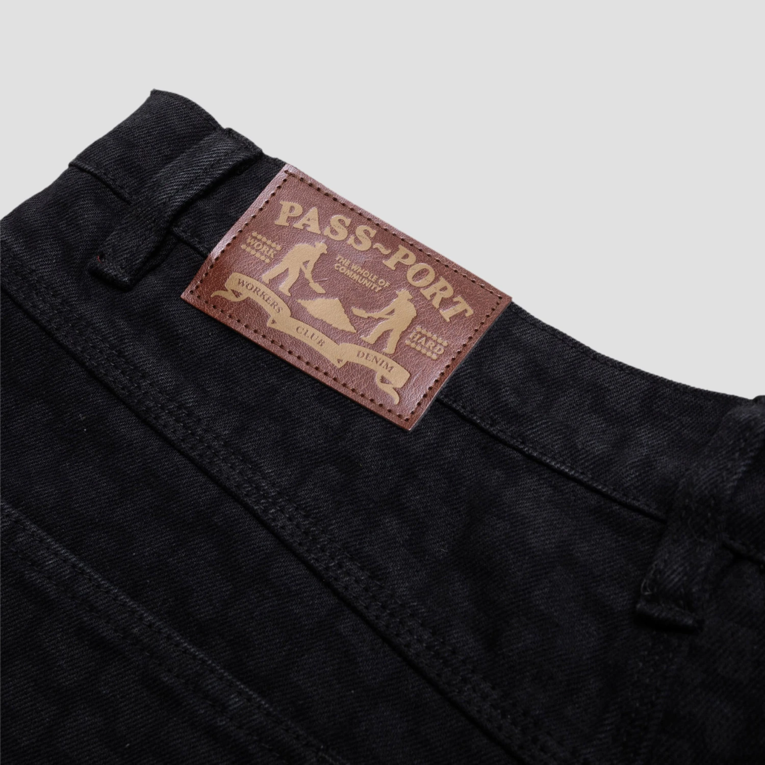 PassPort Workers Club Denim Jean Drain Laser Etched Black 3 PassPort Workers Club Denim Jean Drain Laser Etched Black - Image 3