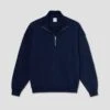 Polar Frank Half Zip Sweatshirt Dark Blue