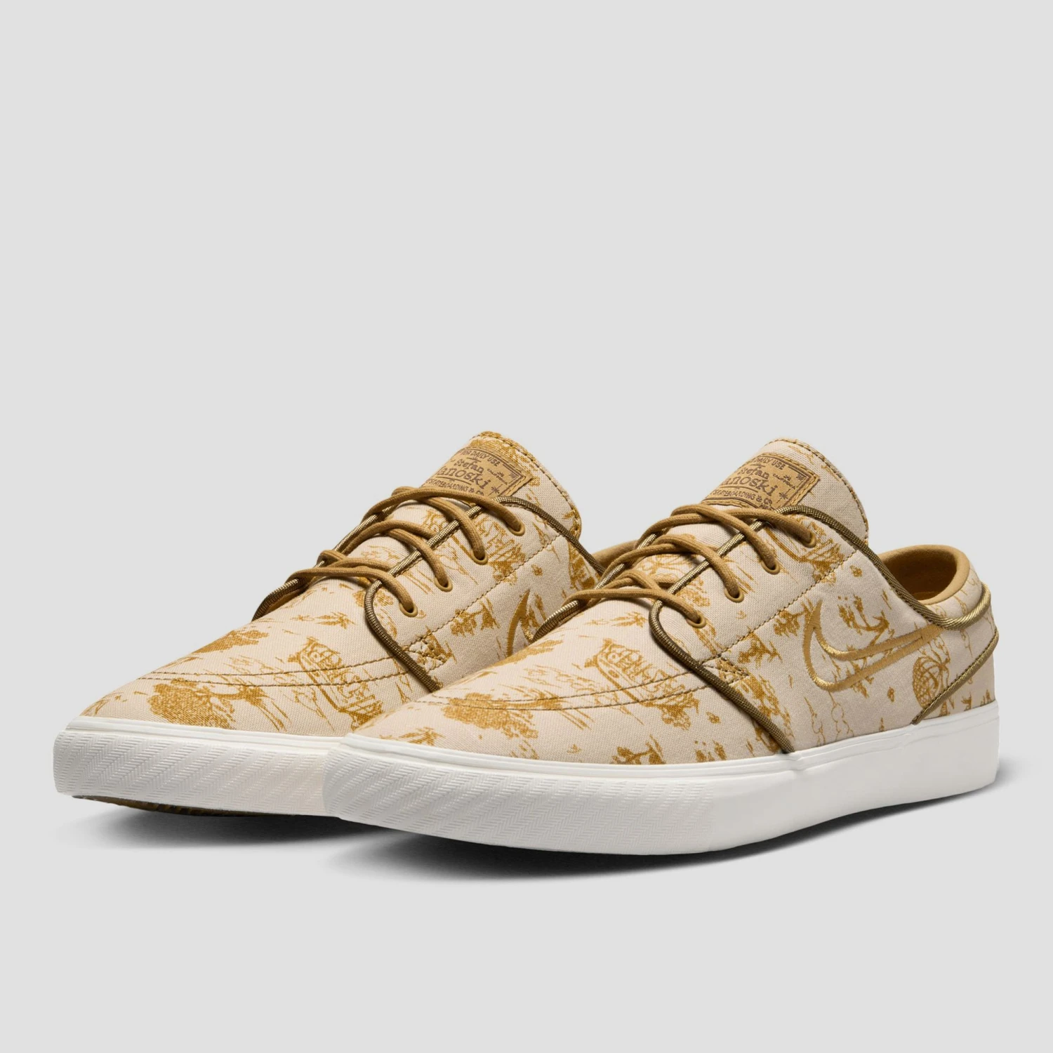 Nike SB Zoom Janoski OG+ Premium Skate Shoe Sesame / FLT Gold / Bronzine - Sail 2 Nike SB Zoom Janoski OG+ Premium Skate Shoe Sesame / FLT Gold / Bronzine - Sail - Image 2