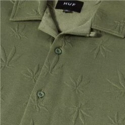 HUF Plantlife Jacquard Shirt Moss -Slam City Shop 003 913a48fb bb6d 4dd8 b677 97d3d8c78616