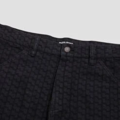 PassPort Workers Club Denim Jean Drain Laser Etched Black 7 PassPort Workers Club Denim Jean Drain Laser Etched Black -Slam City Shop 004 workers jeans etch