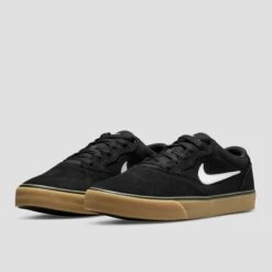 Nike SB Chron 2 Skate Shoes Black / White - Black / Gum -Slam City Shop 004 2cfe92a6 c583 400a a04a c1687d2593ff
