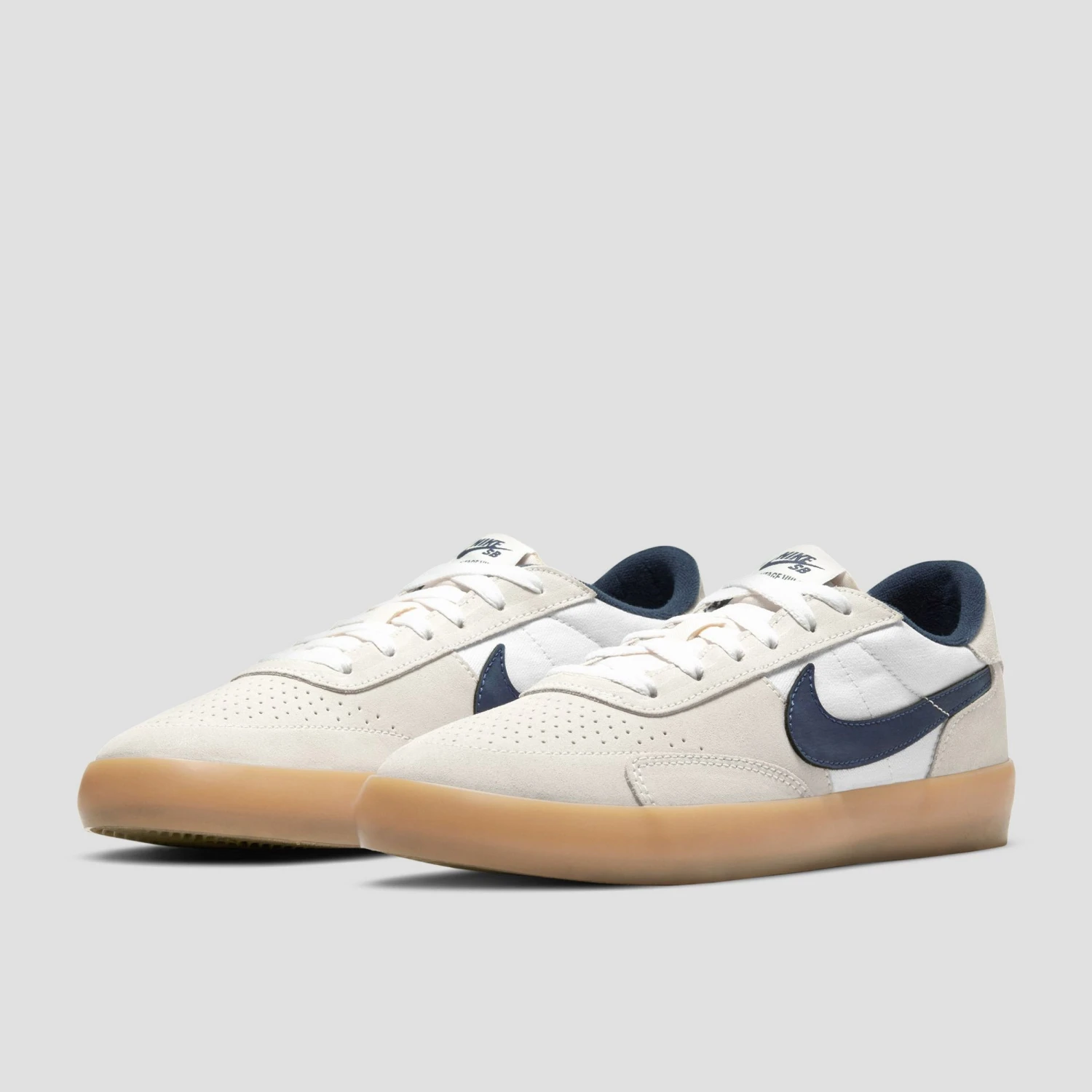 Nike SB Heritage Vulc Shoes Summit White / Navy - White - Gum Light Brown 2 Nike SB Heritage Vulc Shoes Summit White / Navy - White - Gum Light Brown - Image 2