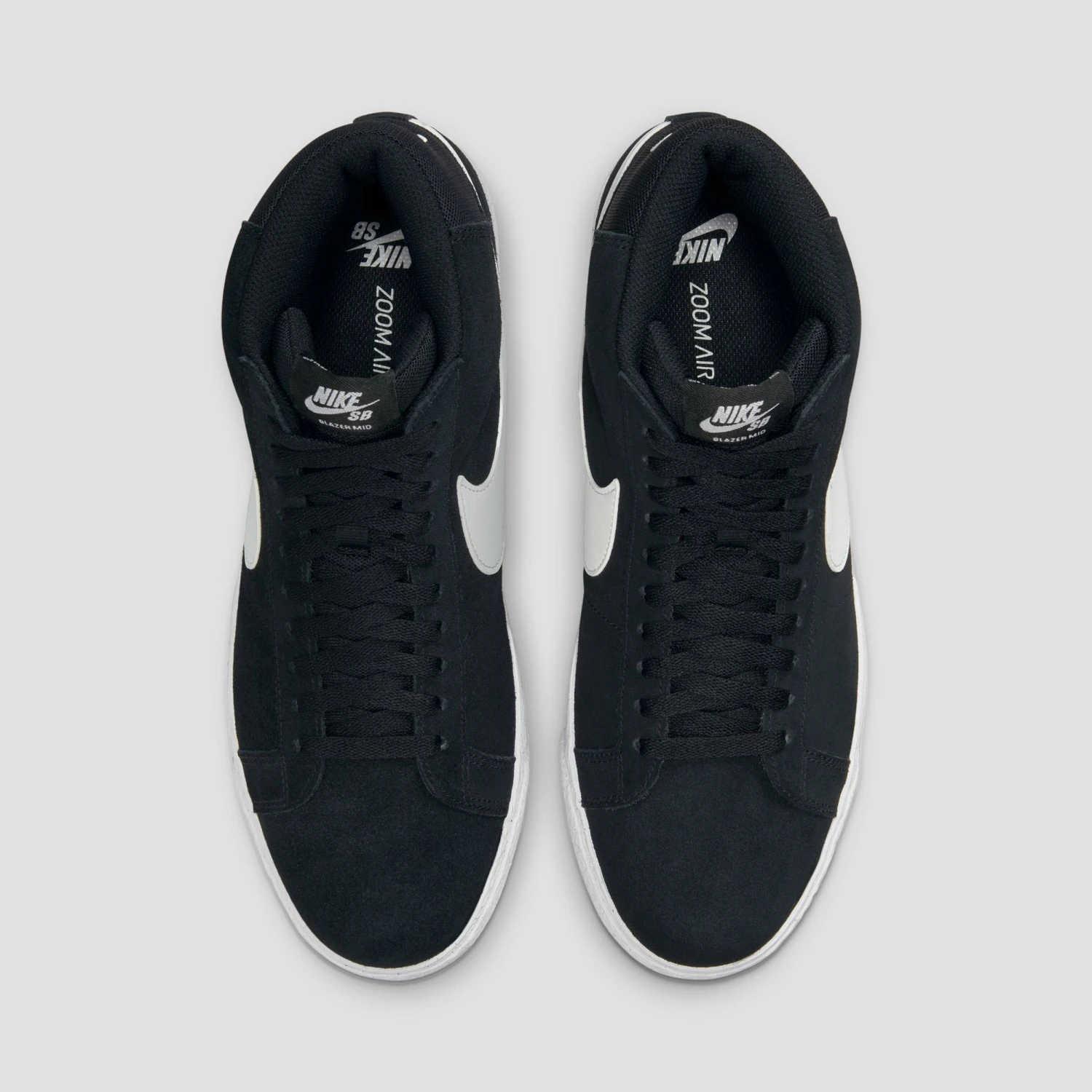Nike SB Blazer Mid Shoes Black / White - White - White 5 Nike SB Blazer Mid Shoes Black / White - White - White - Image 5
