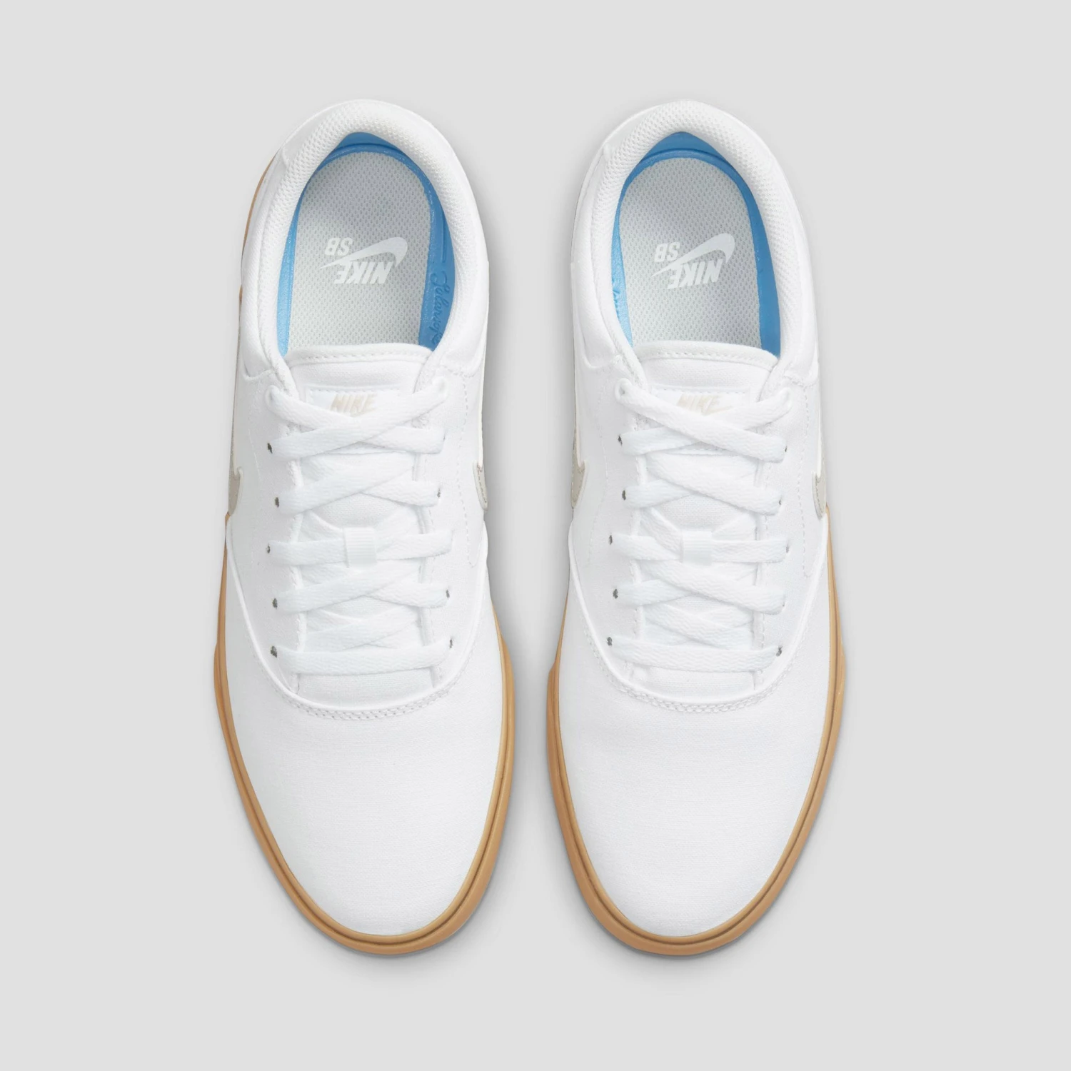 Nike SB Chron 2 Canvas Skate Shoes White / Light Bone / White Gum / Light Brown 5 Nike SB Chron 2 Canvas Skate Shoes White / Light Bone / White Gum / Light Brown - Image 5