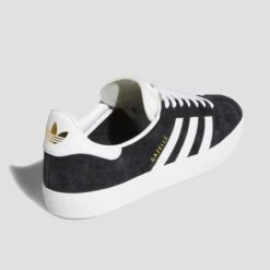 Adidas Gazelle ADV Skate Shoes Core Black / Cloud White / Gold Metallic -Slam City Shop 006 879d372e a4cd 44a4 aa83 9920488bc403