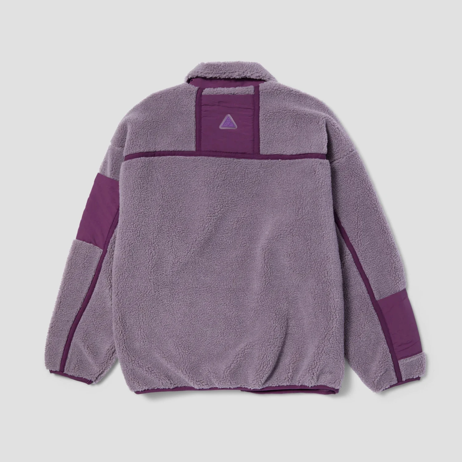 HUF Livingston Sherpa Jacket Dust Purple 2 HUF Livingston Sherpa Jacket Dust Purple - Image 2