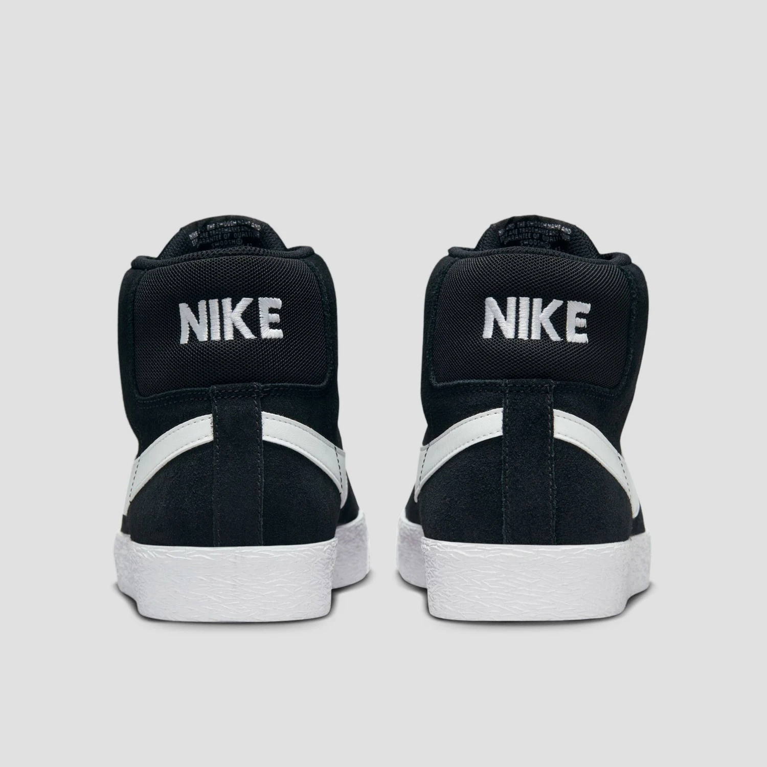 Nike SB Blazer Mid Shoes Black / White - White - White 6 Nike SB Blazer Mid Shoes Black / White - White - White - Image 6