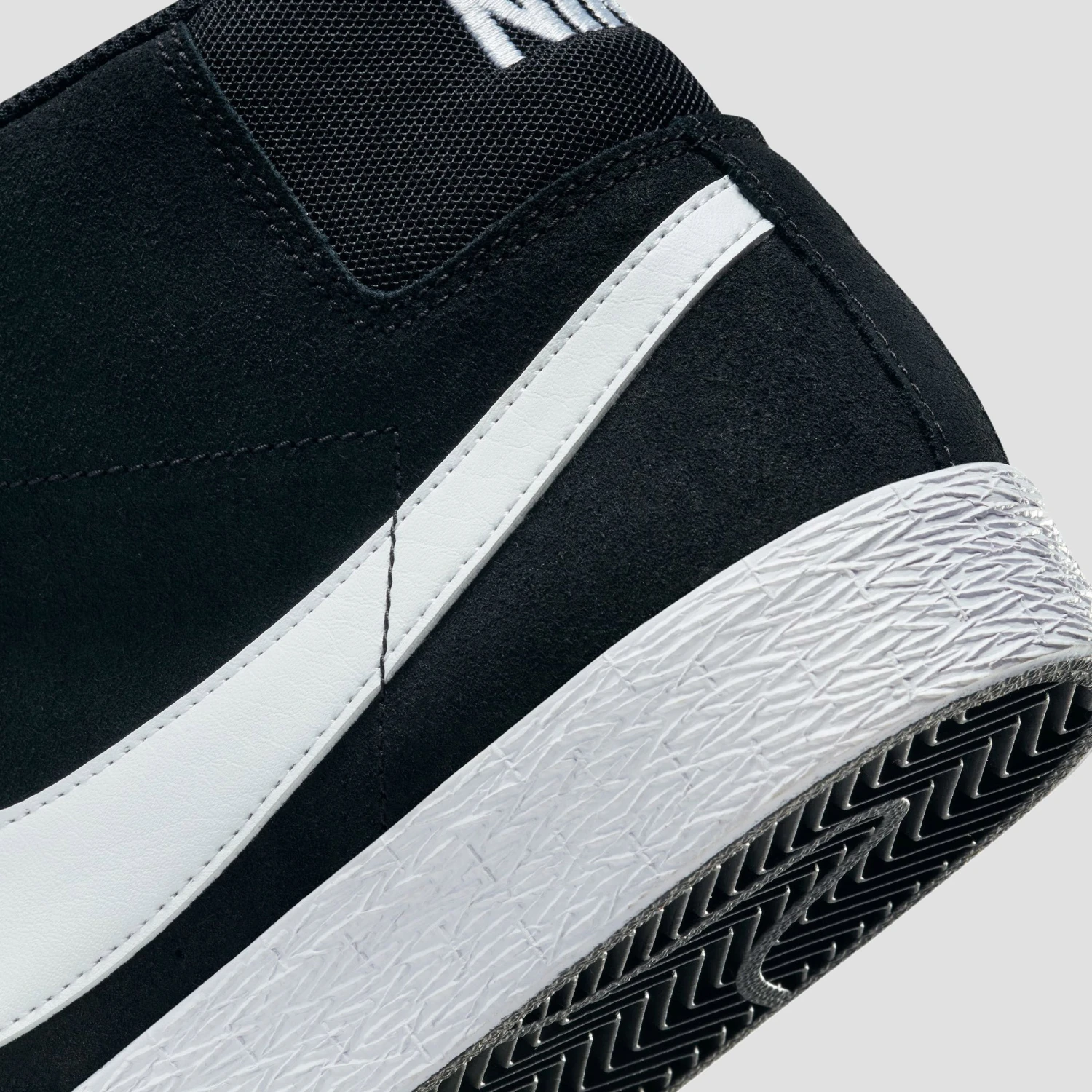 Nike SB Blazer Mid Shoes Black / White - White - White 8 Nike SB Blazer Mid Shoes Black / White - White - White - Image 8