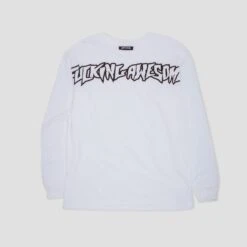 Fucking Awesome Big Stamp Long Sleeve T-Shirt White