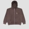 Dancer OG Logo Zip Hood Brown