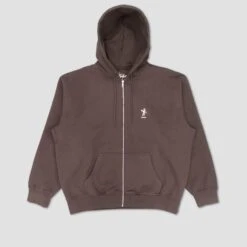 Dancer OG Logo Zip Hood Brown