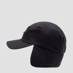 Hockey Ear Flap Cap Black -Slam City Shop 2024 Hockey QTR4 GraphicDetail Hats EarflapBeanie Black Detail1