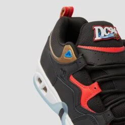 DC Truth OG Skate Shoes Black Red Blue -Slam City Shop ADYS100760 XKRB 005