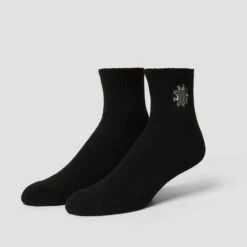 Huf Apollo 1/4 Sock Black