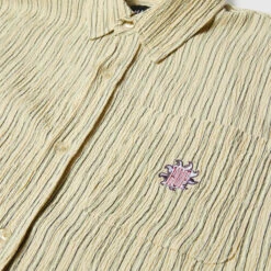 Huf Apollo Shortsleeve Striped Shirt Natural -Slam City Shop APOLLO S S STRIPED SHIRT NATURAL BU00247 NATUR 03