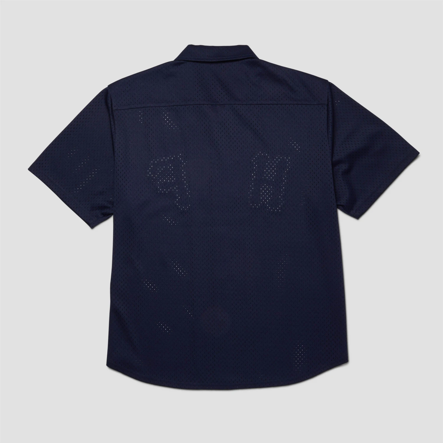 HUF Arch Mesh Button Up Navy 3 HUF Arch Mesh Button Up Navy - Image 3