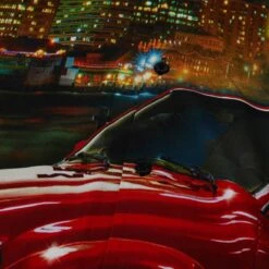 HUF X Land Cruiser Big City Resort Shirt Black -Slam City Shop BIG CITY S S RESORT SHIRT BLACK BU00227 BLACK 04