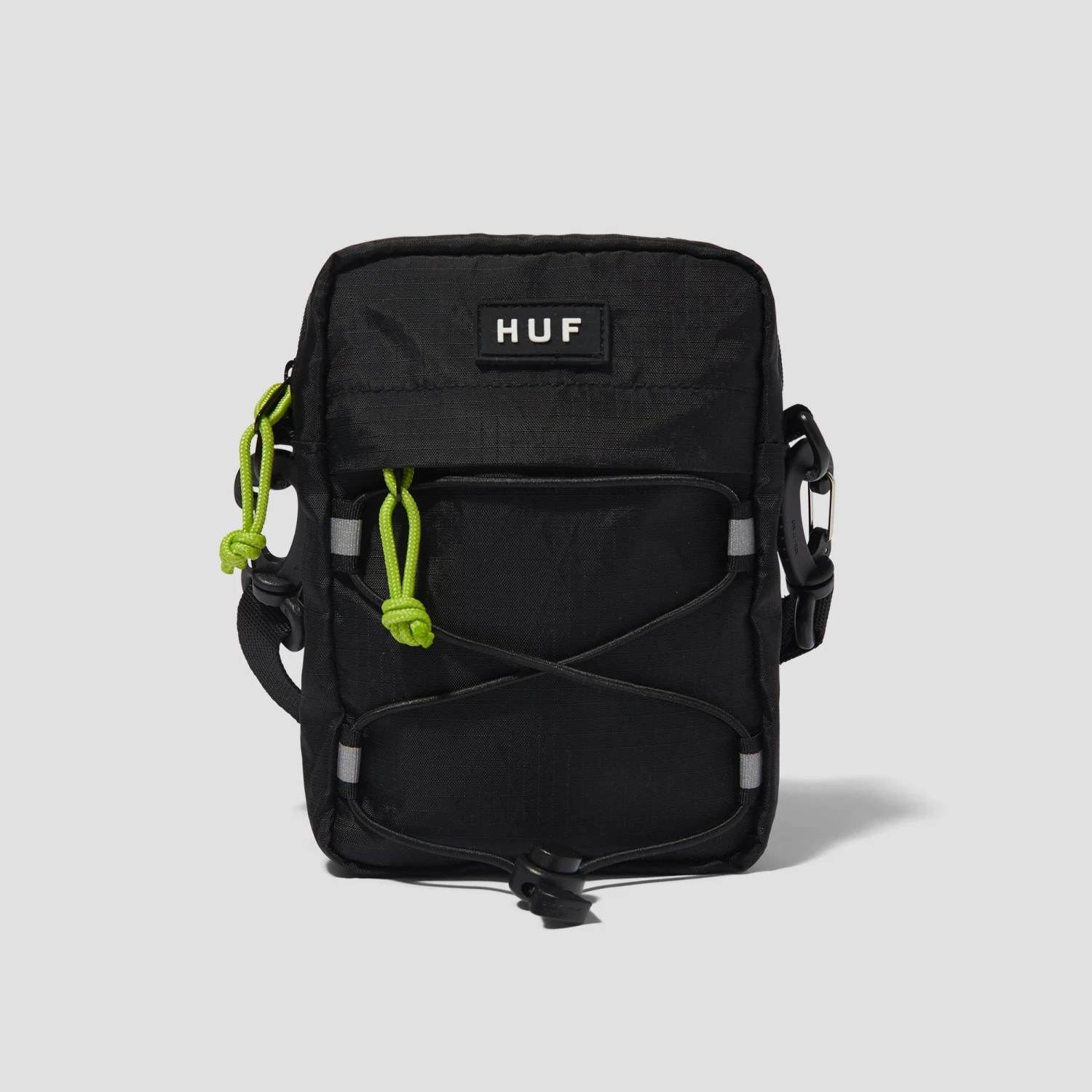HUF Bowery Side Bag Black 1 HUF Bowery Side Bag Black