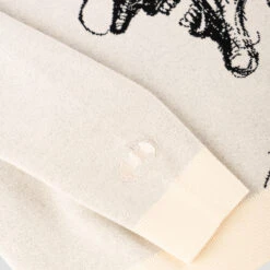 Welcome Joker Knit Crew Sweater Bone -Slam City Shop Batman Flats 180