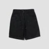 Huf Classic H Double Knee Denim Short Black Denim