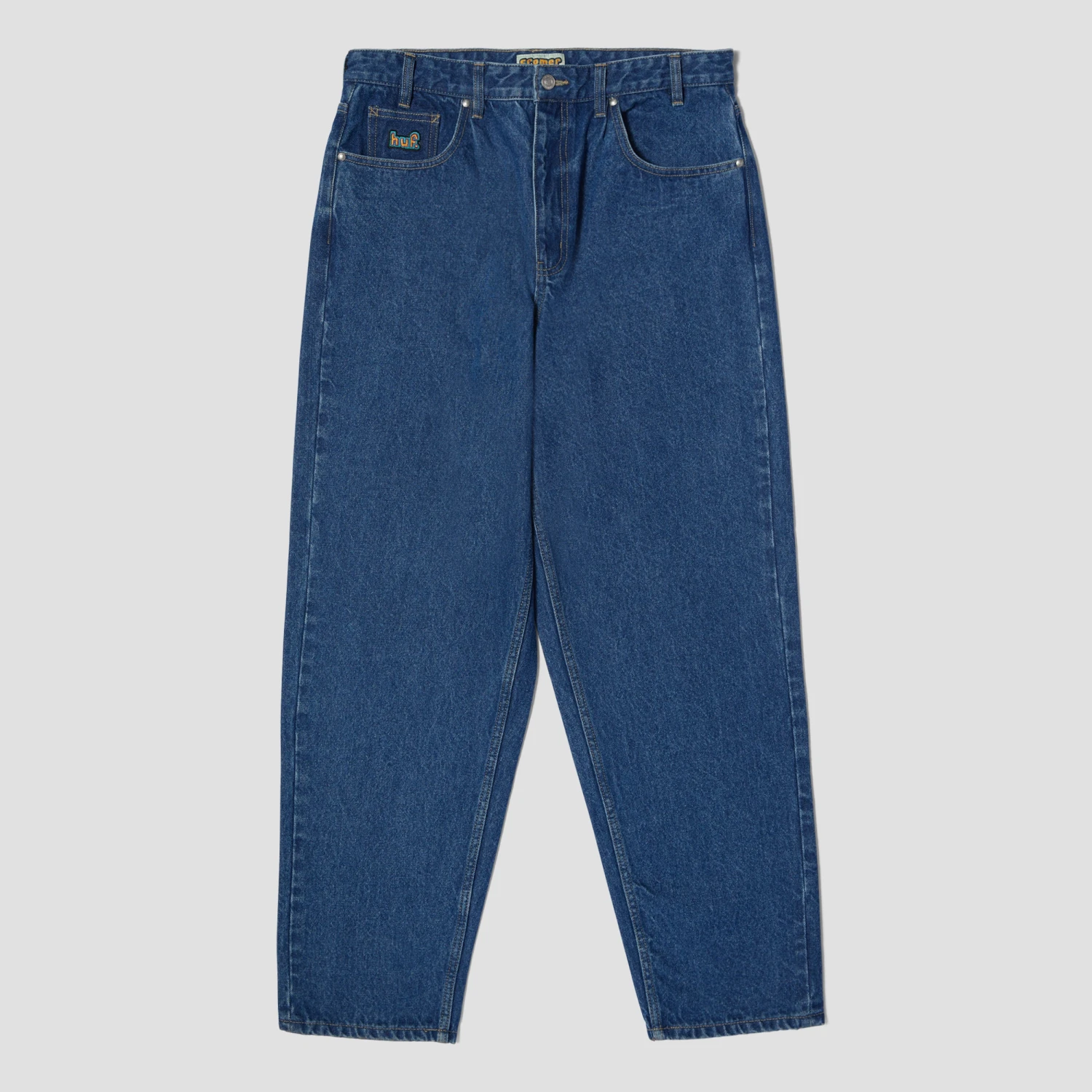 HUF Cromer Pant Stone Wash Indigo 1 HUF Cromer Pant Stone Wash Indigo