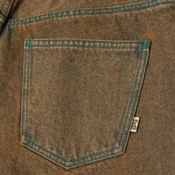 HUF Cromer Short Burnt Blue 7 HUF Cromer Short Burnt Blue -Slam City Shop CROMER WASHED SHORT BURNT BLUE PT00310 BTBLU 04