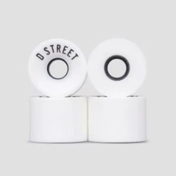 D Street 59mm 78A 59 Cent Wheels White