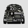 Huf X Kodak Dark Room Jacquard Knit Sweater Black