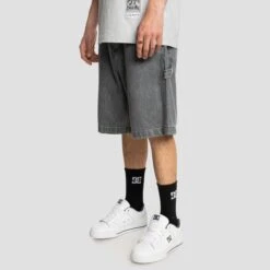 DC Carpenter Baggy Shorts RMG Medium Grey 9 DC Carpenter Baggy Shorts RMG Medium Grey -Slam City Shop DC Carpenter Baggy Shorts RMG Medium Grey 03