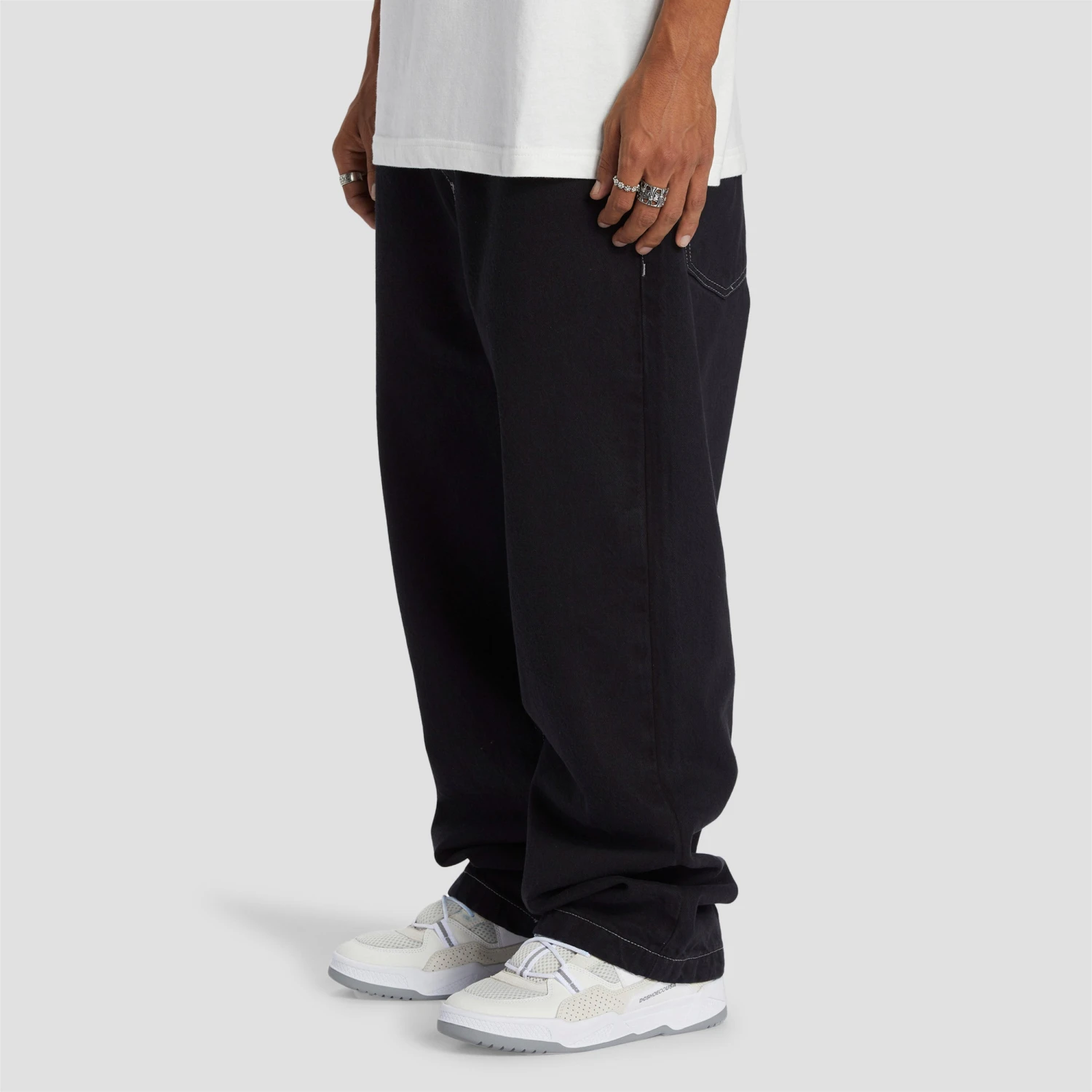 DC Worker Baggy Denim Pant RBT Black Tint 3 DC Worker Baggy Denim Pant RBT Black Tint - Image 3