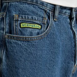 DC Worker Baggy Denim Pant RSI Stone Indigo -Slam City Shop DC Worker Baggy Denim Pant RSI Stone Indigo 05