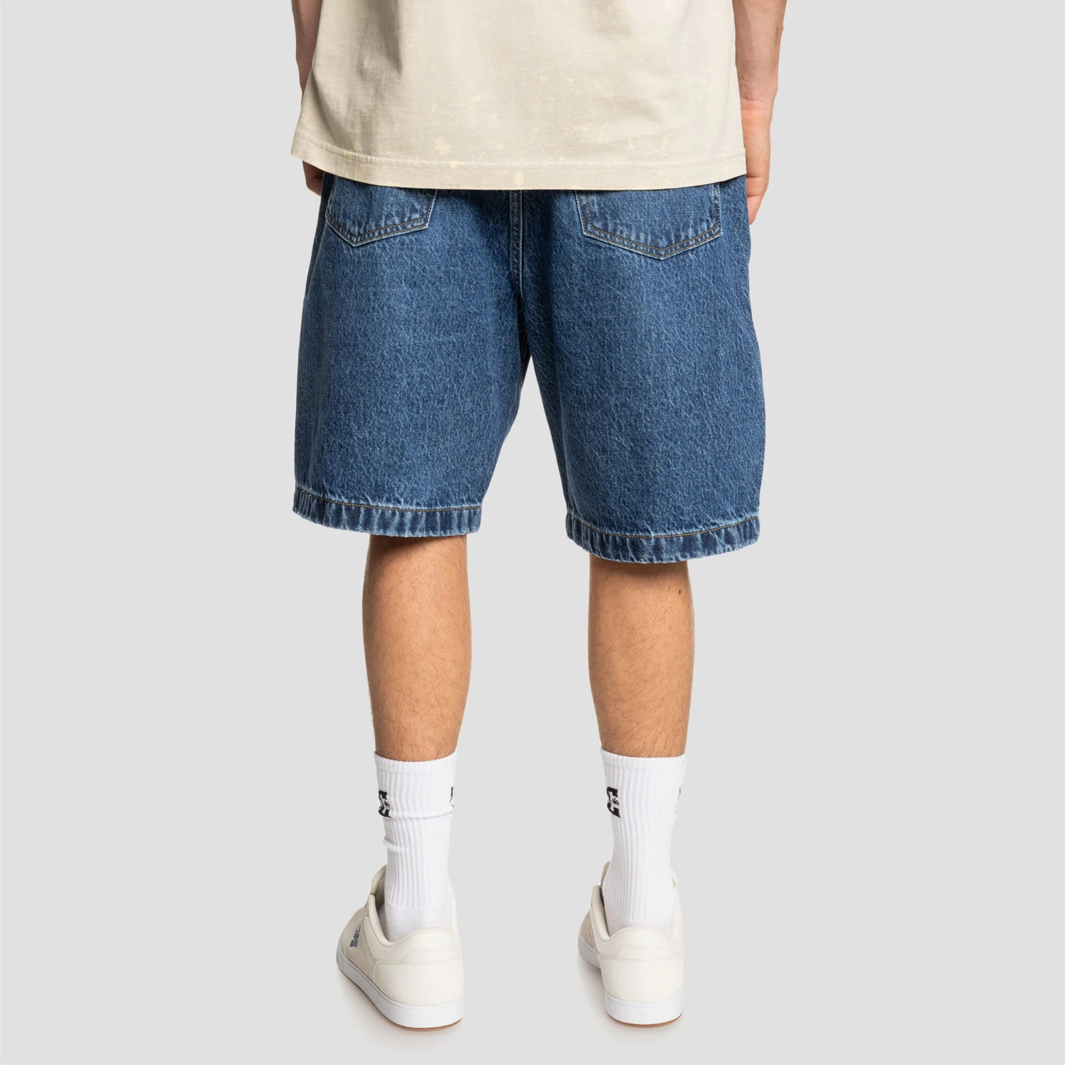 DC Worker Baggy Denim Shorts RSI Stone Indigo 4 DC Worker Baggy Denim Shorts RSI Stone Indigo - Image 4