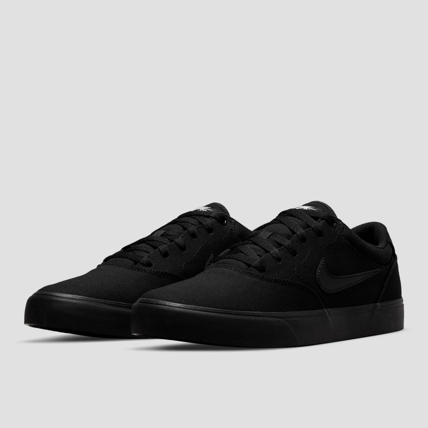 Nike SB Chron 2 Canvas Skate Shoes Black / Black - Black 2 Nike SB Chron 2 Canvas Skate Shoes Black / Black - Black - Image 2