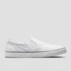 Nike SB Chron 2 Slip Skate Shoes White / White / Black