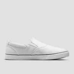 Nike SB Chron 2 Slip Skate Shoes White / White / Black -Slam City Shop DM3495 100 07