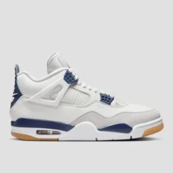 Nike SB Air Jordan 4 Skate Shoes Summit White / Navy / Neutral Grey