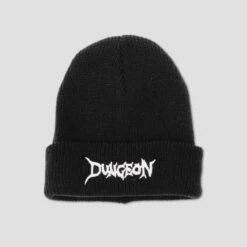 Dungeon Logo Beanie Black / Glow