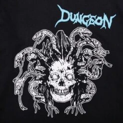 Dungeon Medusa Longsleeve T-Shirt Black -Slam City Shop Dungeon Medusa Longsleeve T Shirt Black2