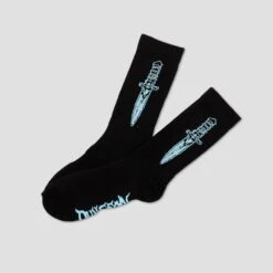Dungeon Woven Socks Black
