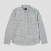 HUF Echo Oxford Plaid Shirt White