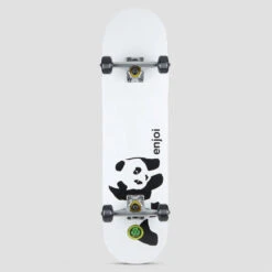 Enjoi 7.75 Enj-Whitey Panda Complete Skateboard White / Black