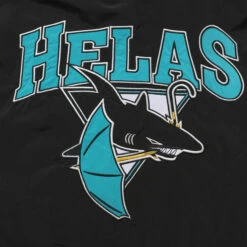 Helas Requins Quarter Zip Black -Slam City Shop FA24 REQUINSQUARTERZIPJACKETBLACK 05