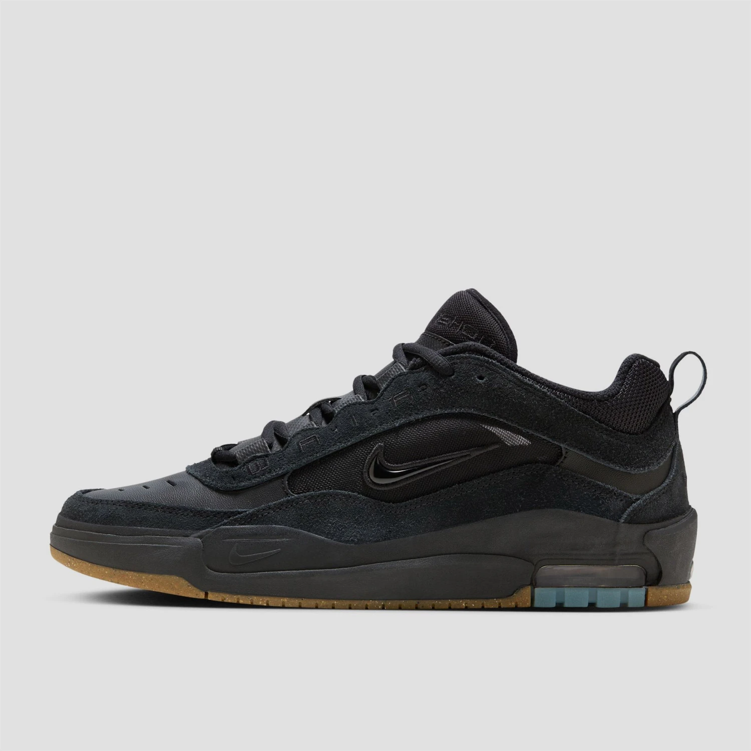 Nike SB Air Max Ishod Skate Shoes Black / Black / Anthracite Black 5 Nike SB Air Max Ishod Skate Shoes Black / Black / Anthracite Black - Image 5