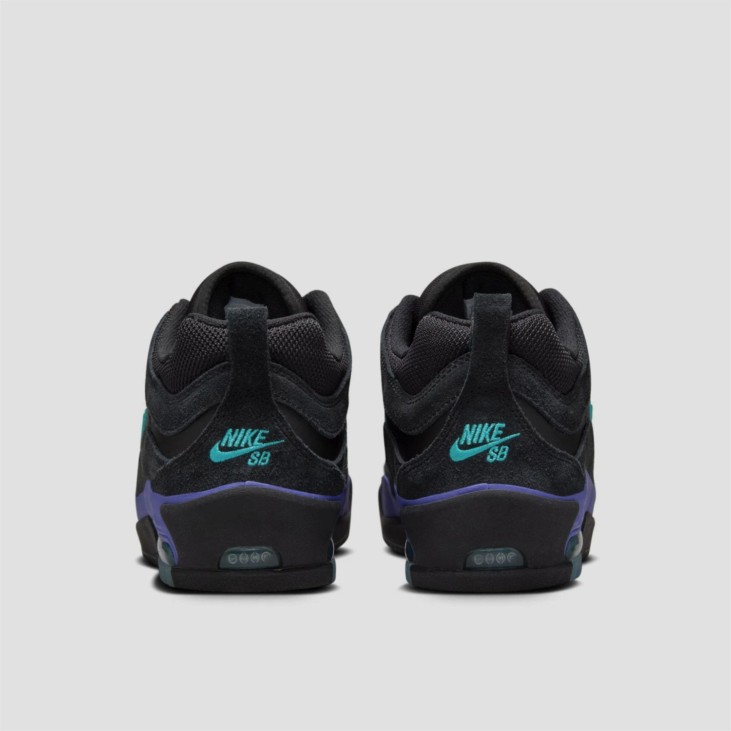 Nike Air Max Ishod Skate Shoes Black / Dusty Cactus / Black / Persian Violet 4 Nike Air Max Ishod Skate Shoes Black / Dusty Cactus / Black / Persian Violet - Image 4