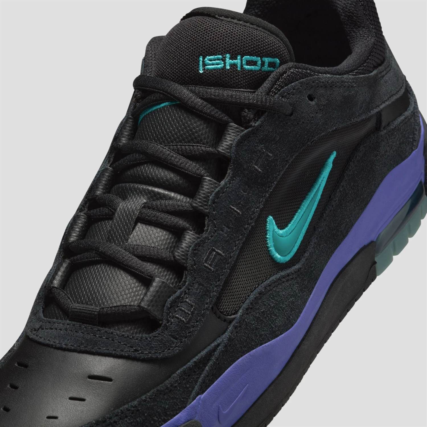 Nike Air Max Ishod Skate Shoes Black / Dusty Cactus / Black / Persian Violet 9 Nike Air Max Ishod Skate Shoes Black / Dusty Cactus / Black / Persian Violet - Image 9
