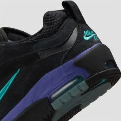 Nike Air Max Ishod Skate Shoes Black / Dusty Cactus / Black / Persian Violet 19 Nike Air Max Ishod Skate Shoes Black / Dusty Cactus / Black / Persian Violet -Slam City Shop FB2393 003 10